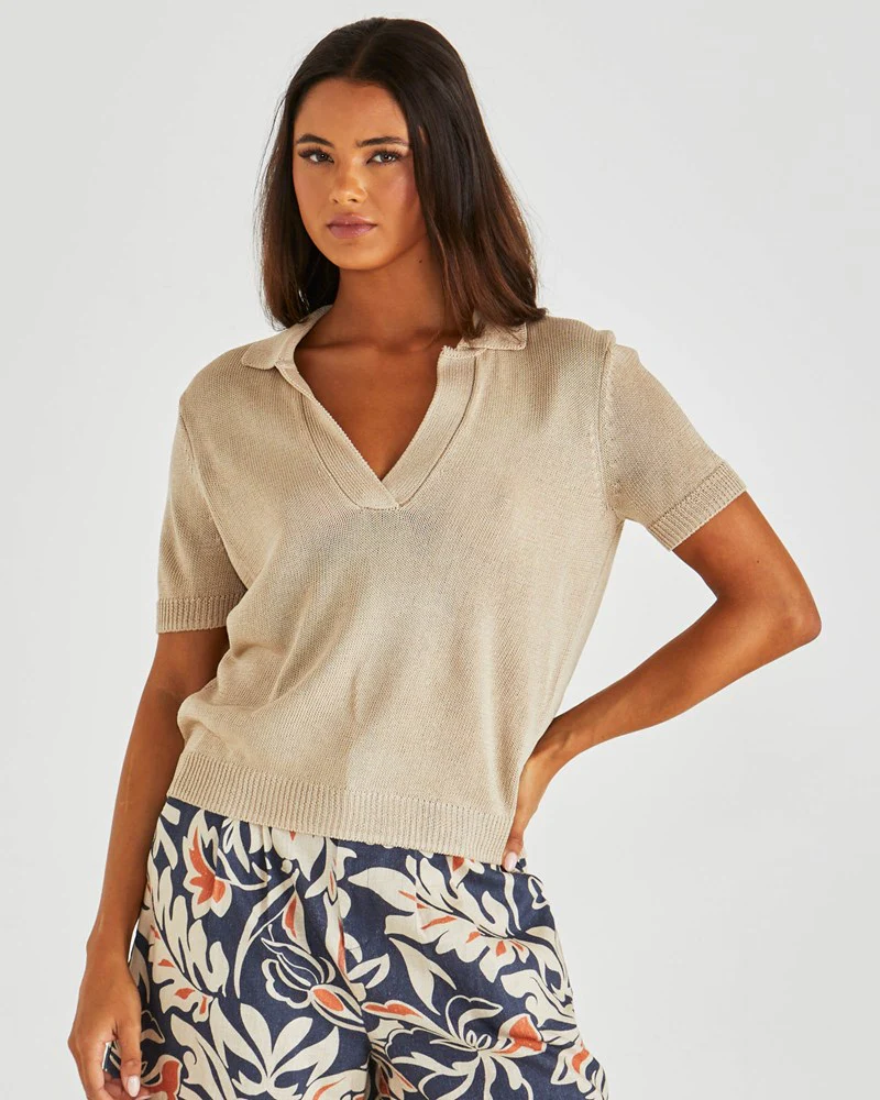 Abbie Knit Polo - Image 3