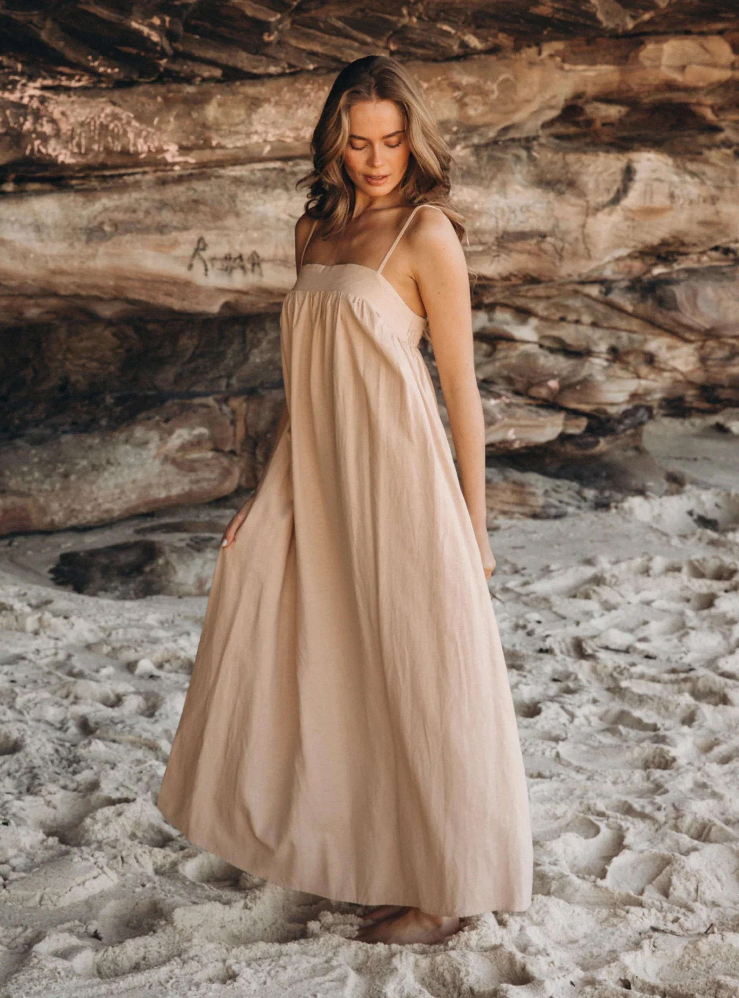 AMIRA PLAIN MAXI - Beige - Image 11
