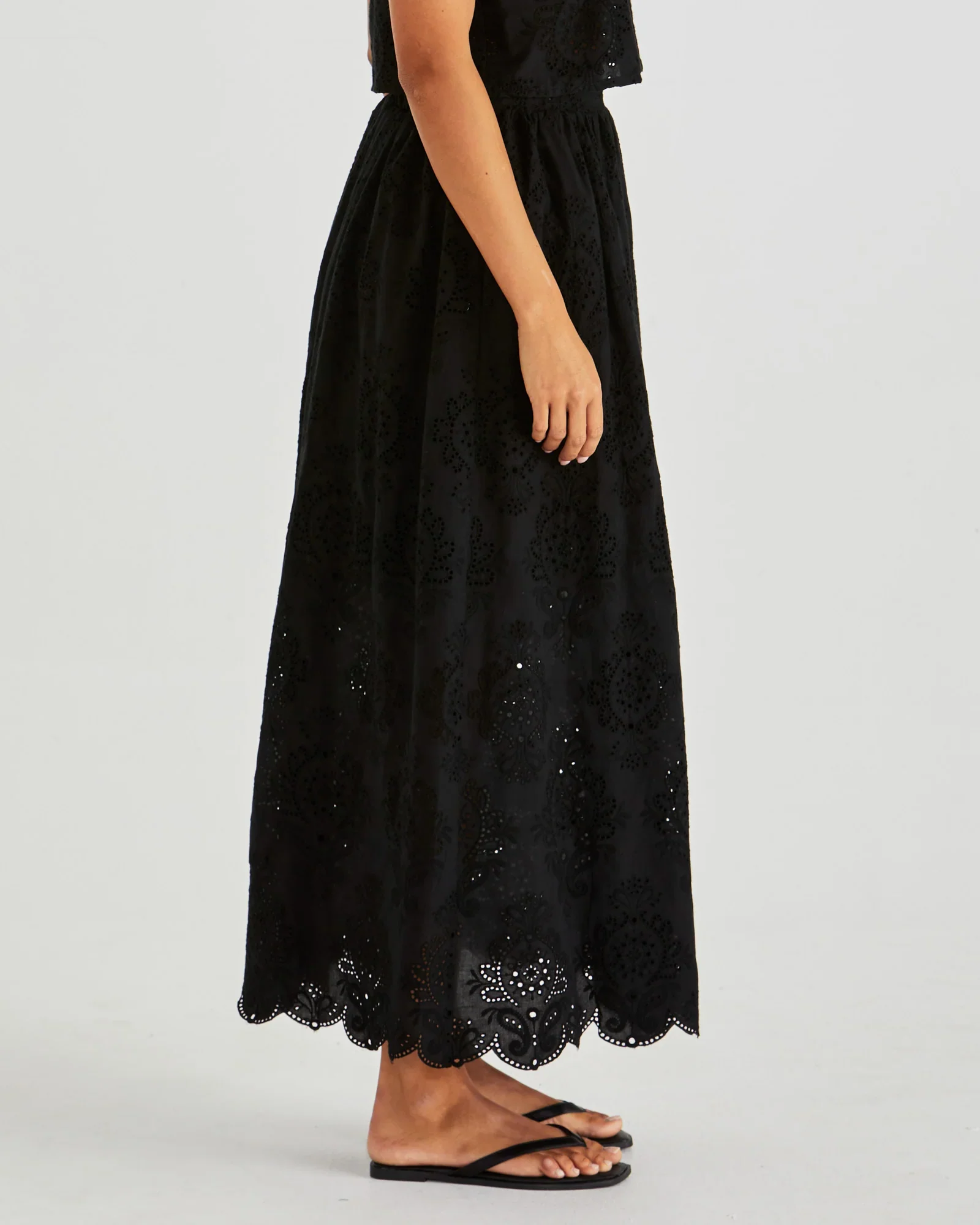 ANI FULL SKIRT - Black - Image 5