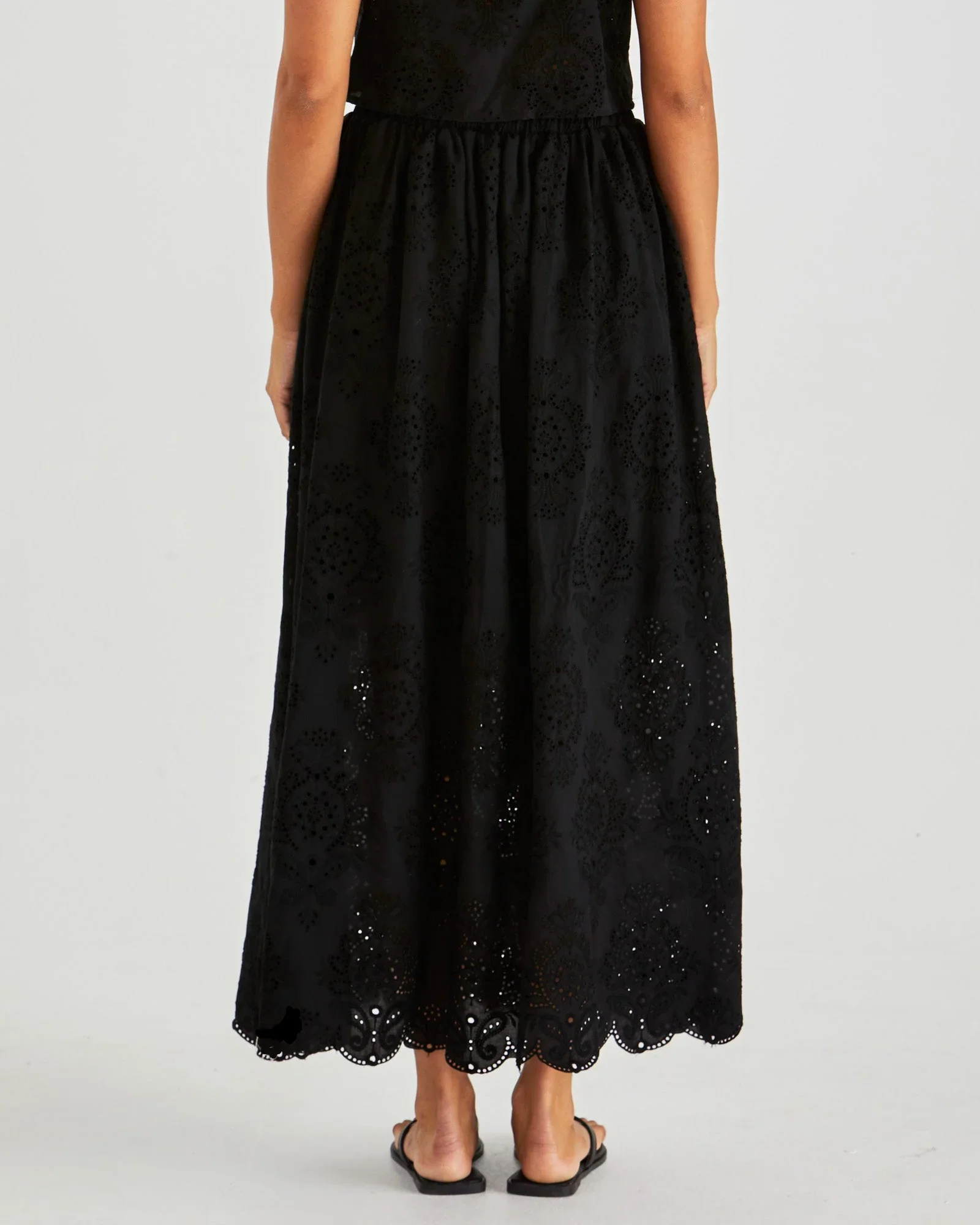 ANI FULL SKIRT - Black - Image 6