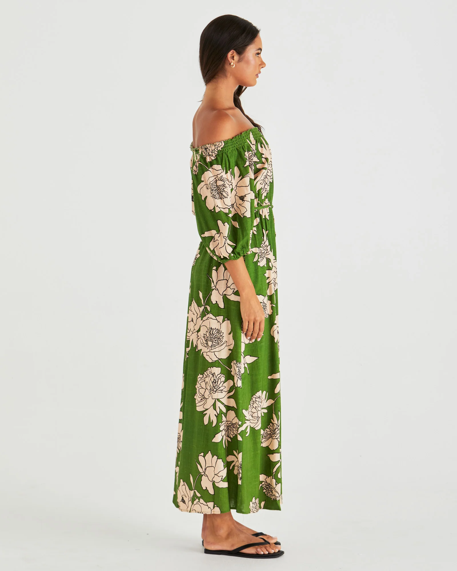 ANTONIE OFF SHOULDER DRESS - Moonflower - Image 5