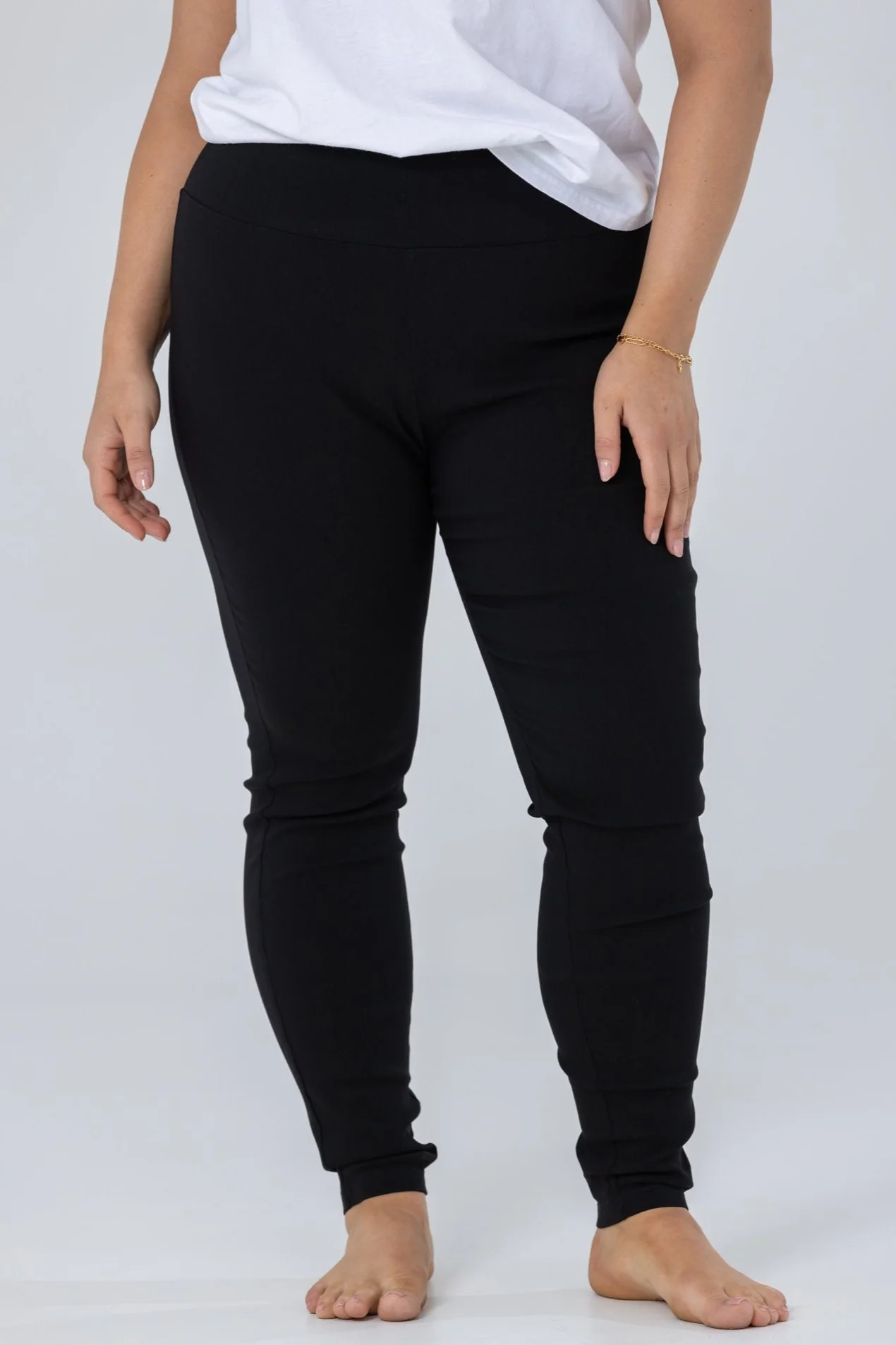APRIL PULL ON PANT- Black - Image 4
