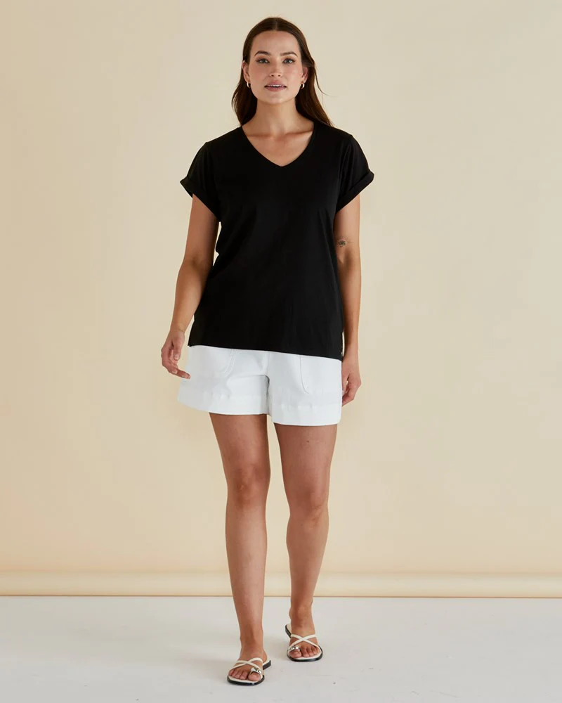 Ayla V-Neck Tee - Image 2