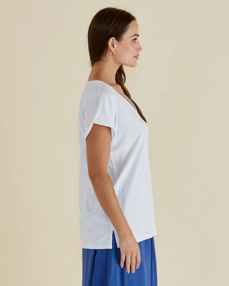 Ayla V-Neck Tee - Image 3