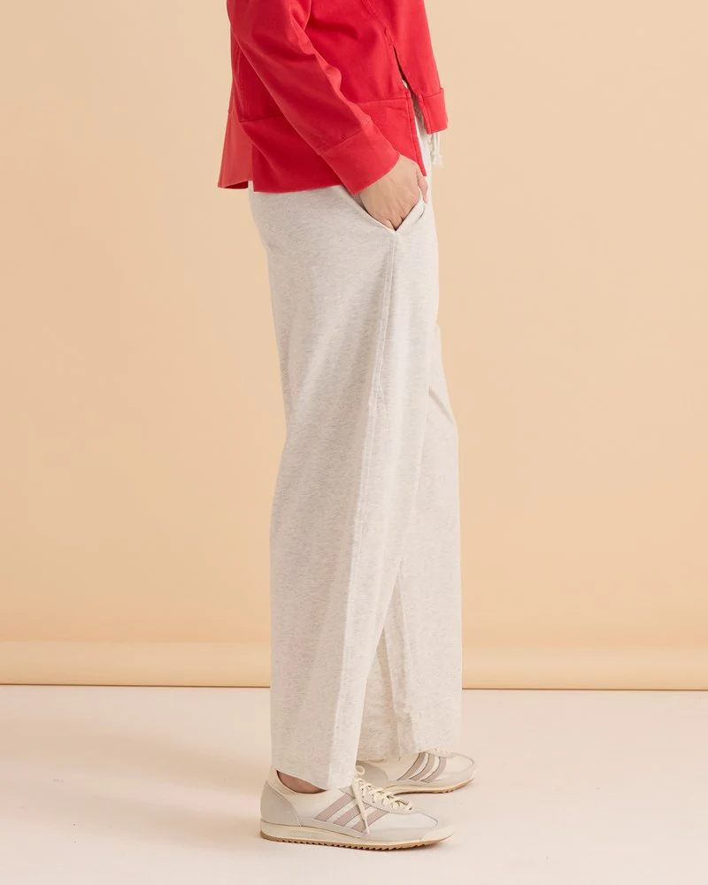 Barrel Leg Sweatpant - Grey - Image 3