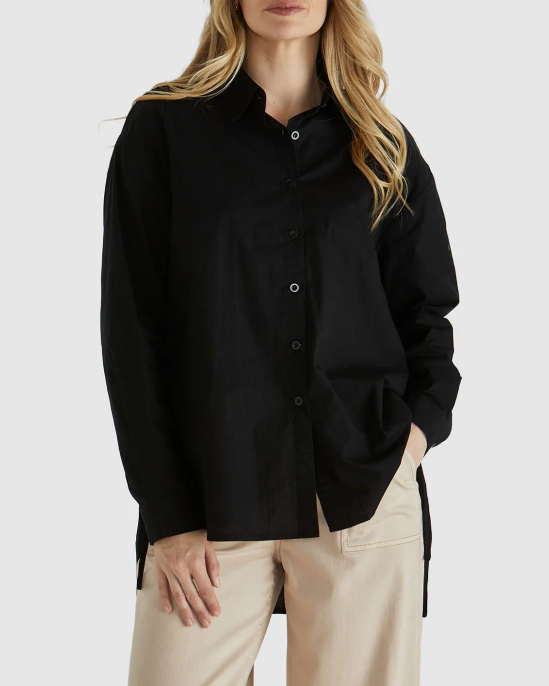 BELLE SHIRT - Black - Image 3