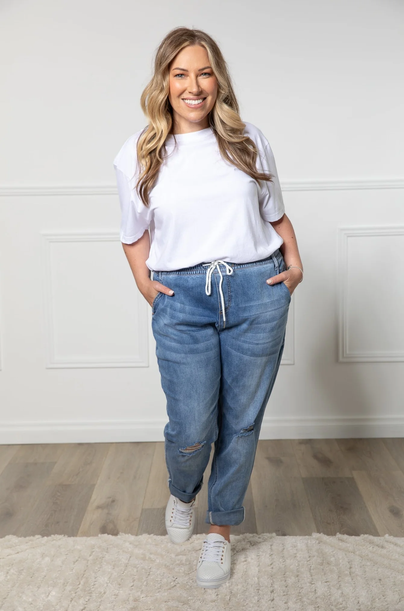 BLAKE DENIM JOGGER - Blue Wash - Image 12