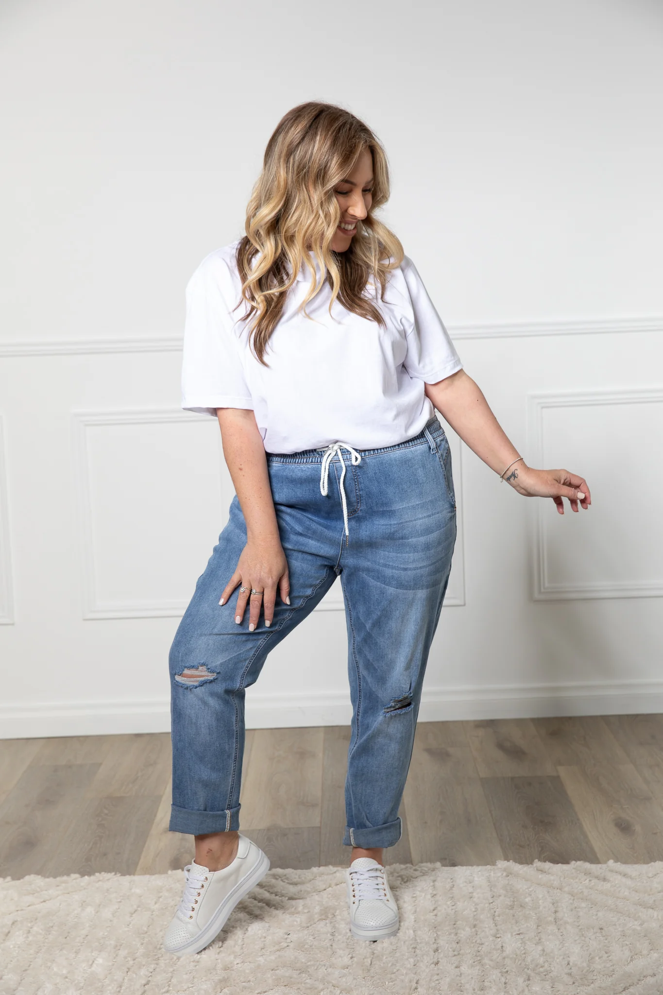 BLAKE DENIM JOGGER - Blue Wash - Image 14