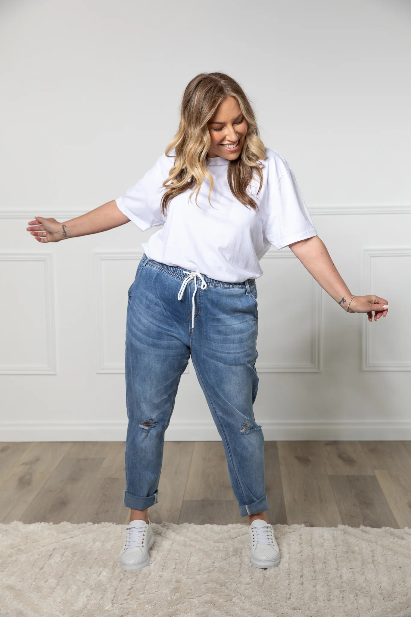 BLAKE DENIM JOGGER - Blue Wash - Image 15