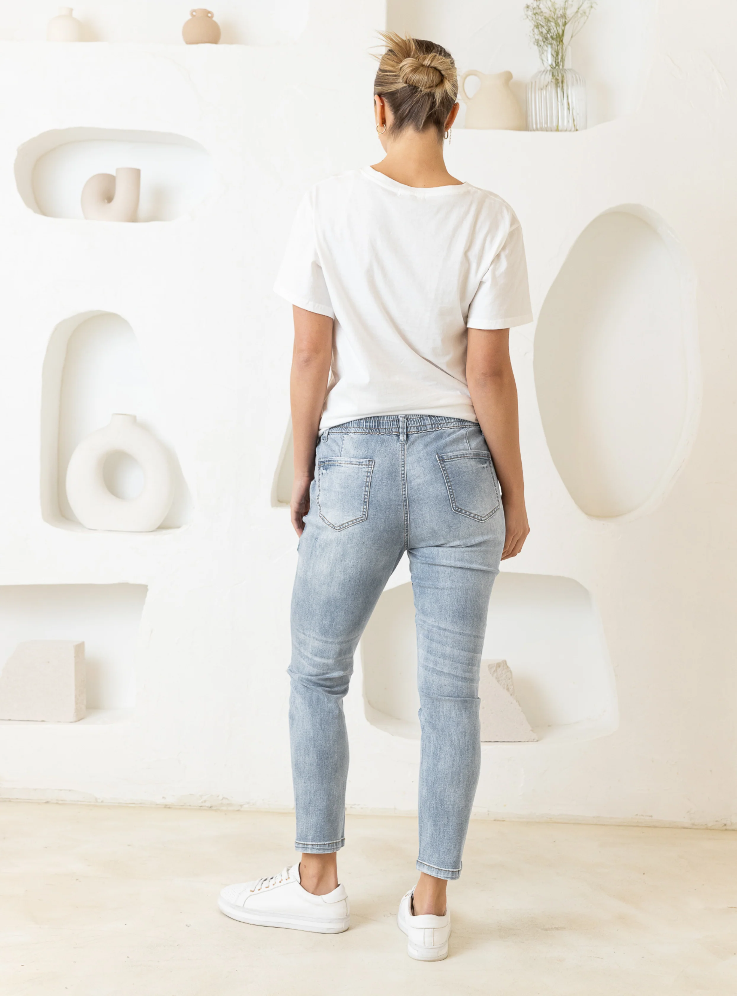 BLAKE DENIM JOGGER - Blue Wash - Image 6