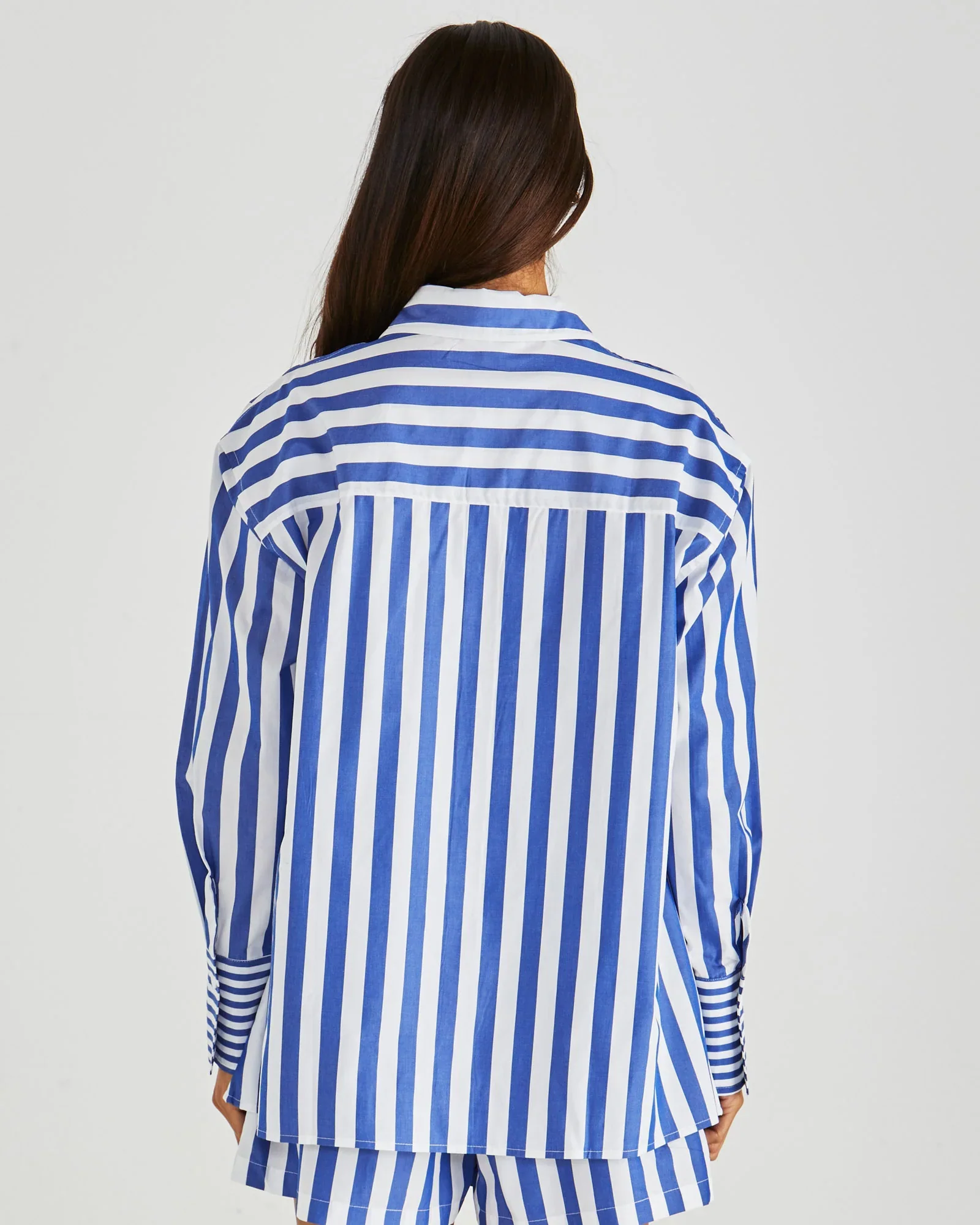BRYNNE SHIRT - Blue Stripe - Image 6