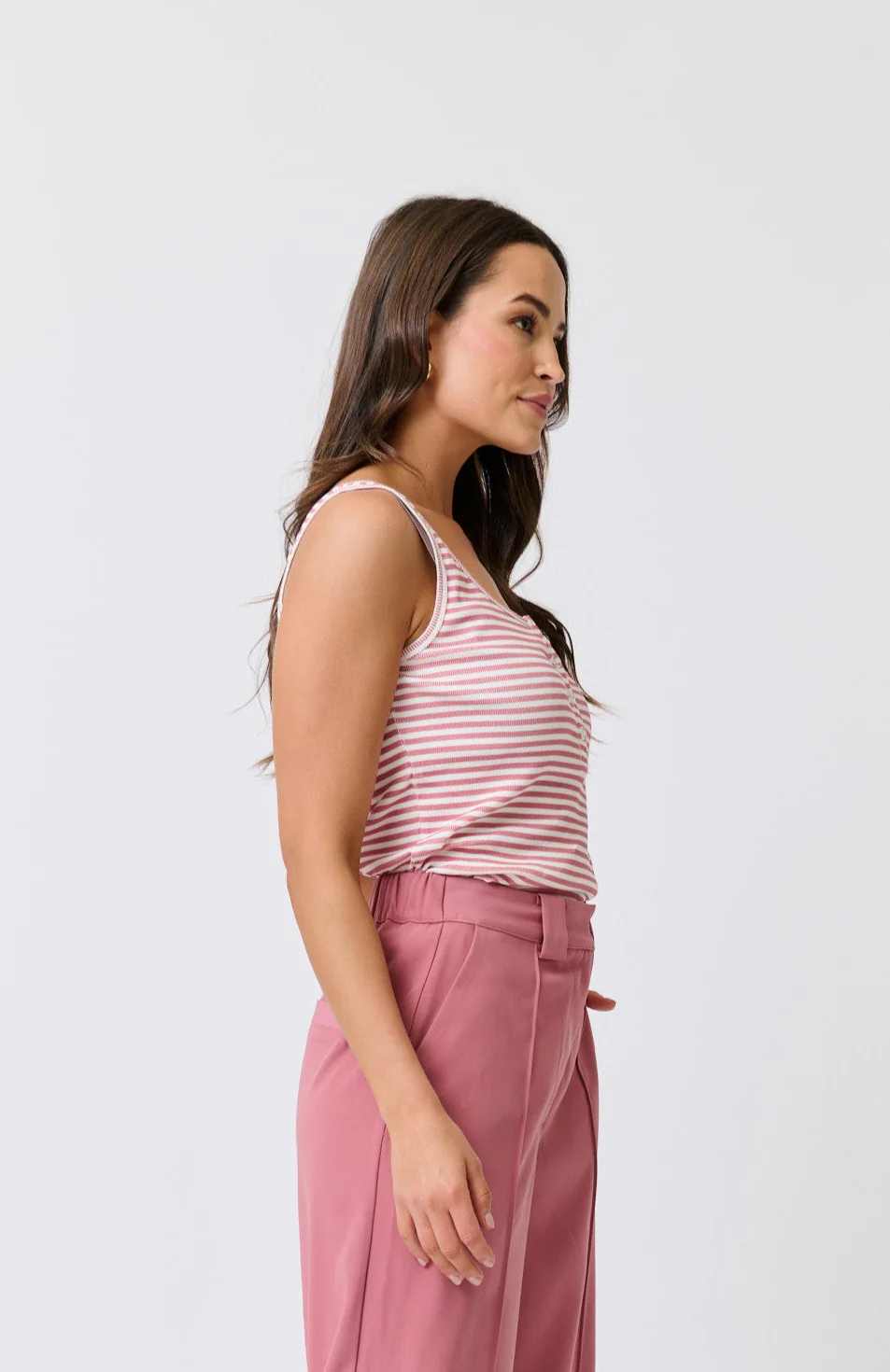 CALISTA TANK - Rose Stripe - Image 4