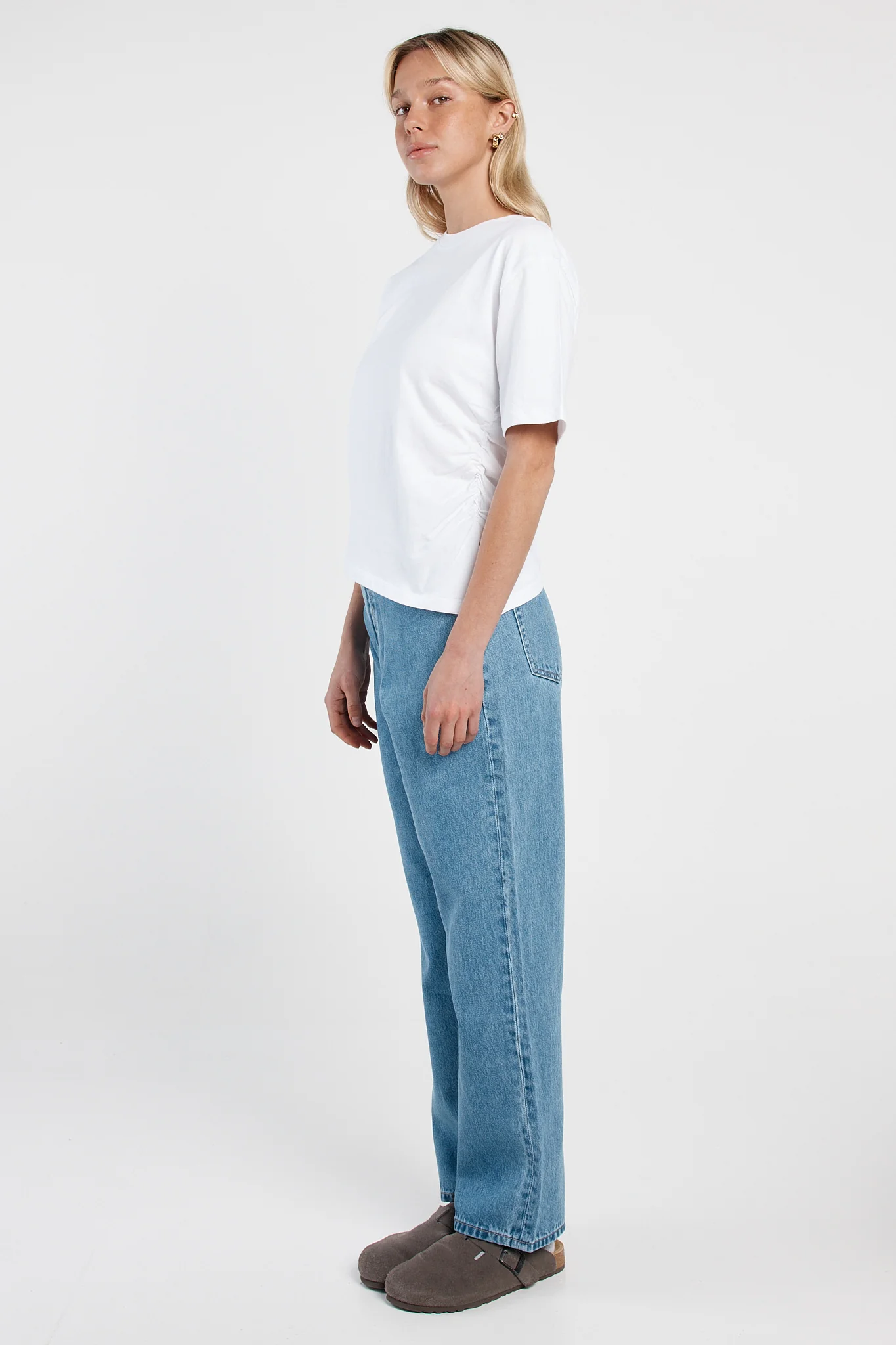 Camie Gathered Seam Tee - Image 3