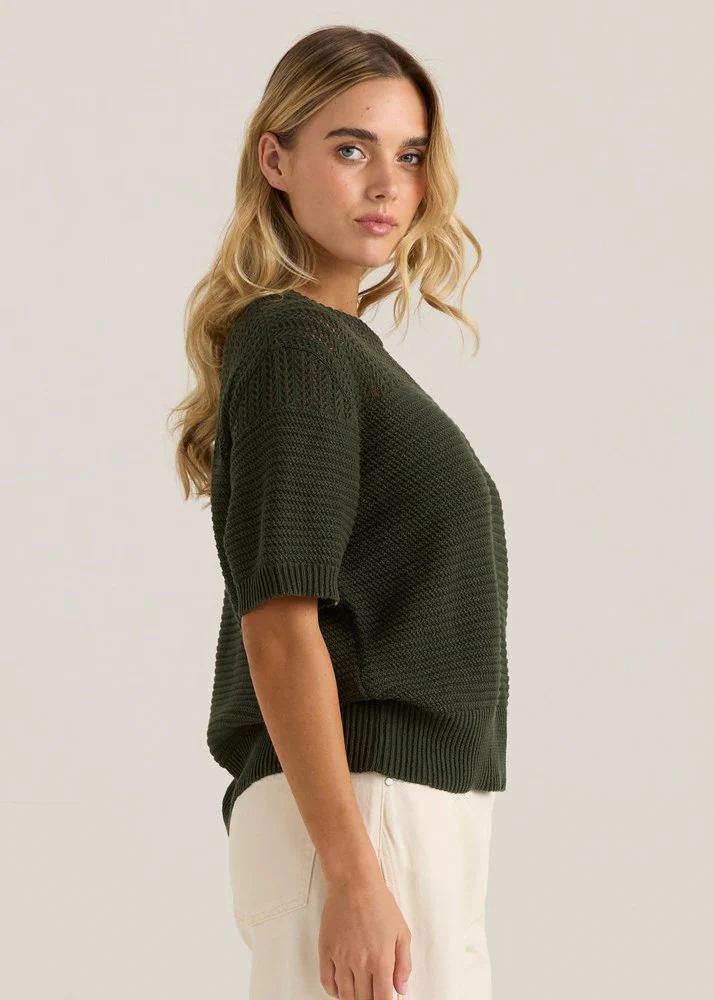 Cherri Tee - Olive - Image 3