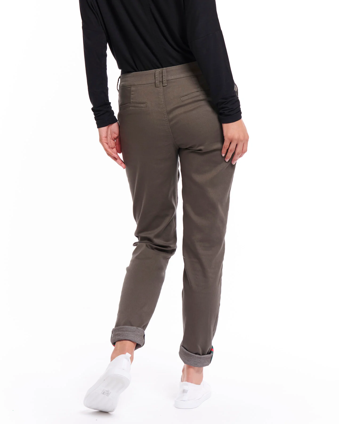 CHLOE CHINO PANT -  Khaki - Image 4