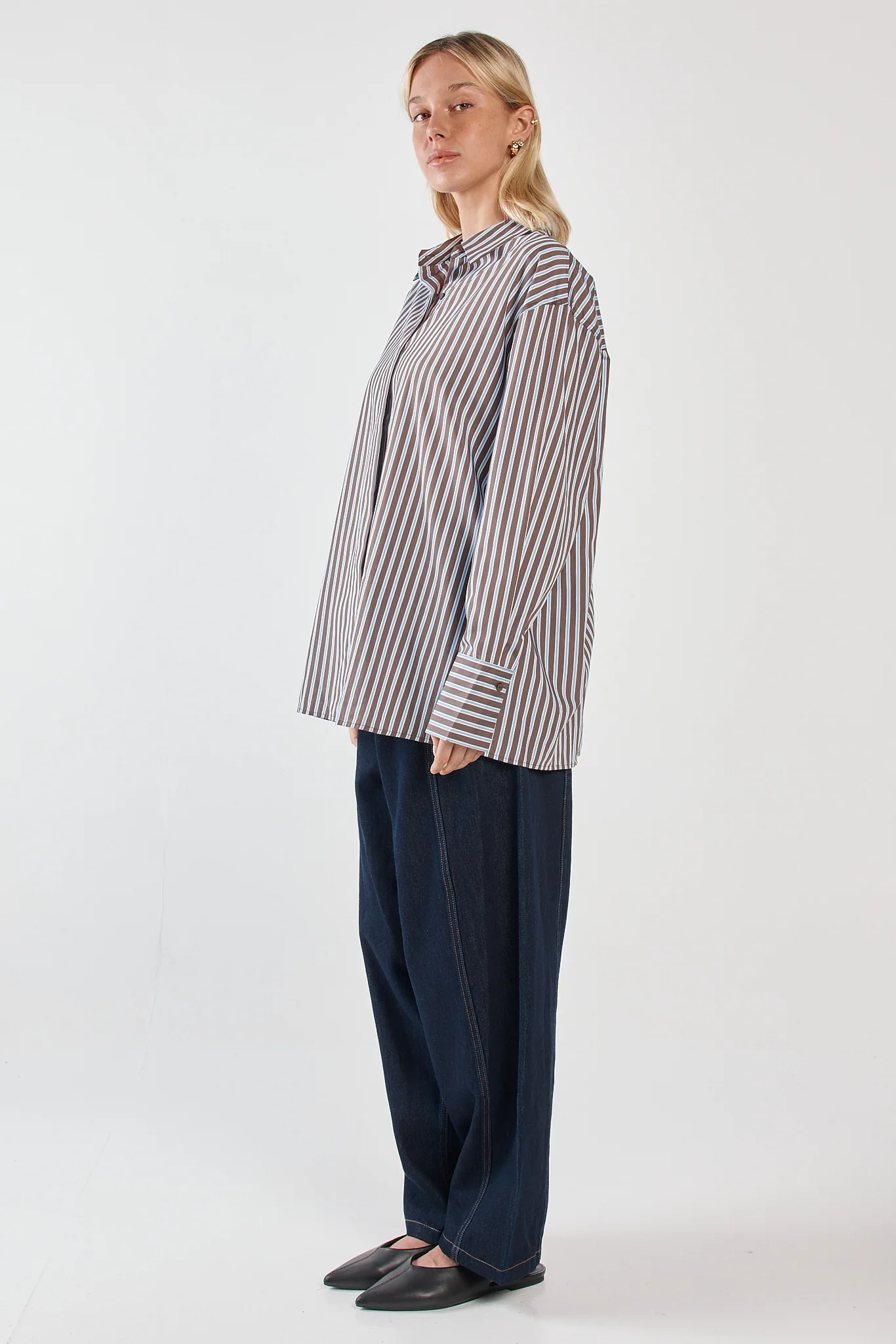 Claudia Stripe Shirt - Image 2