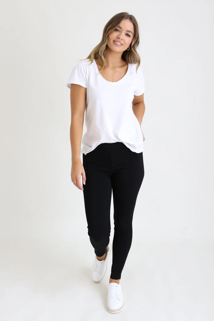 CONNIE PULL ON PANTS - Black - Image 27