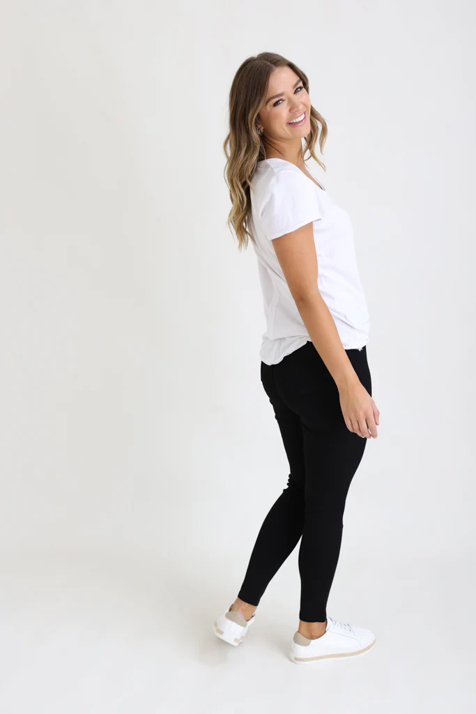 CONNIE PULL ON PANTS - Black - Image 29