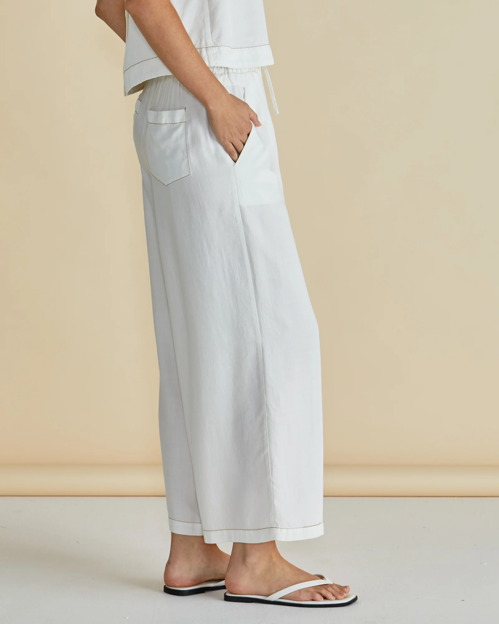 COPACABANA RELAX PANT - White - Image 3