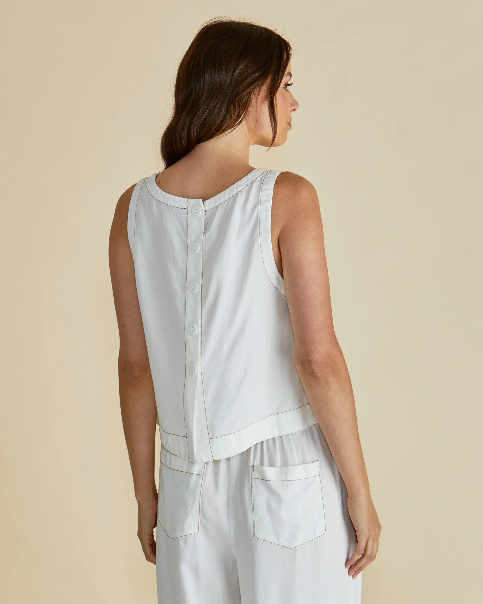 COPACABANA SHELL TOP - White - Image 4