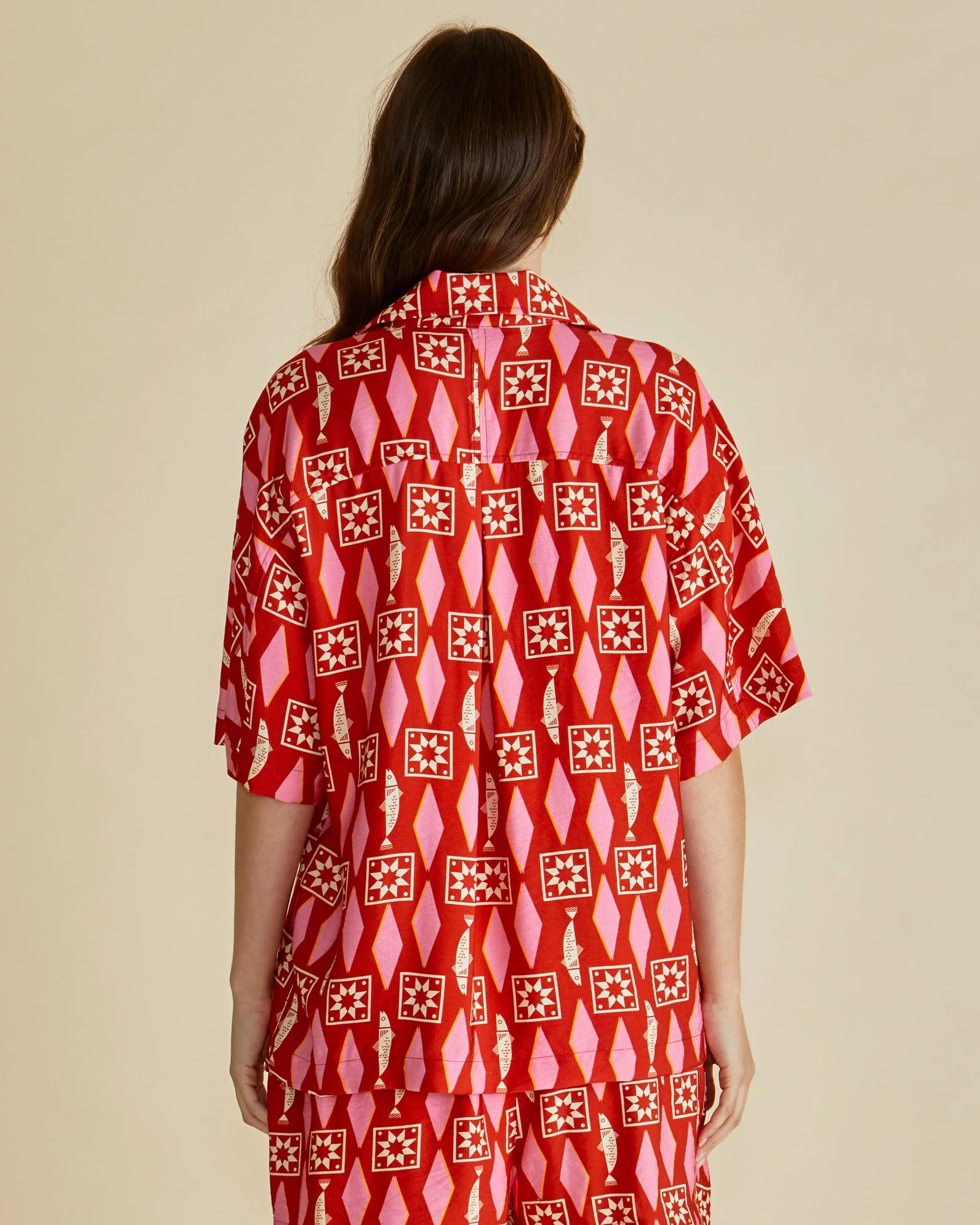 Copacabana Shirt - Sardinia Geo Print - Image 4