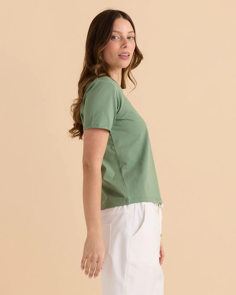 Cotton Slim Fit Tee - Image 3