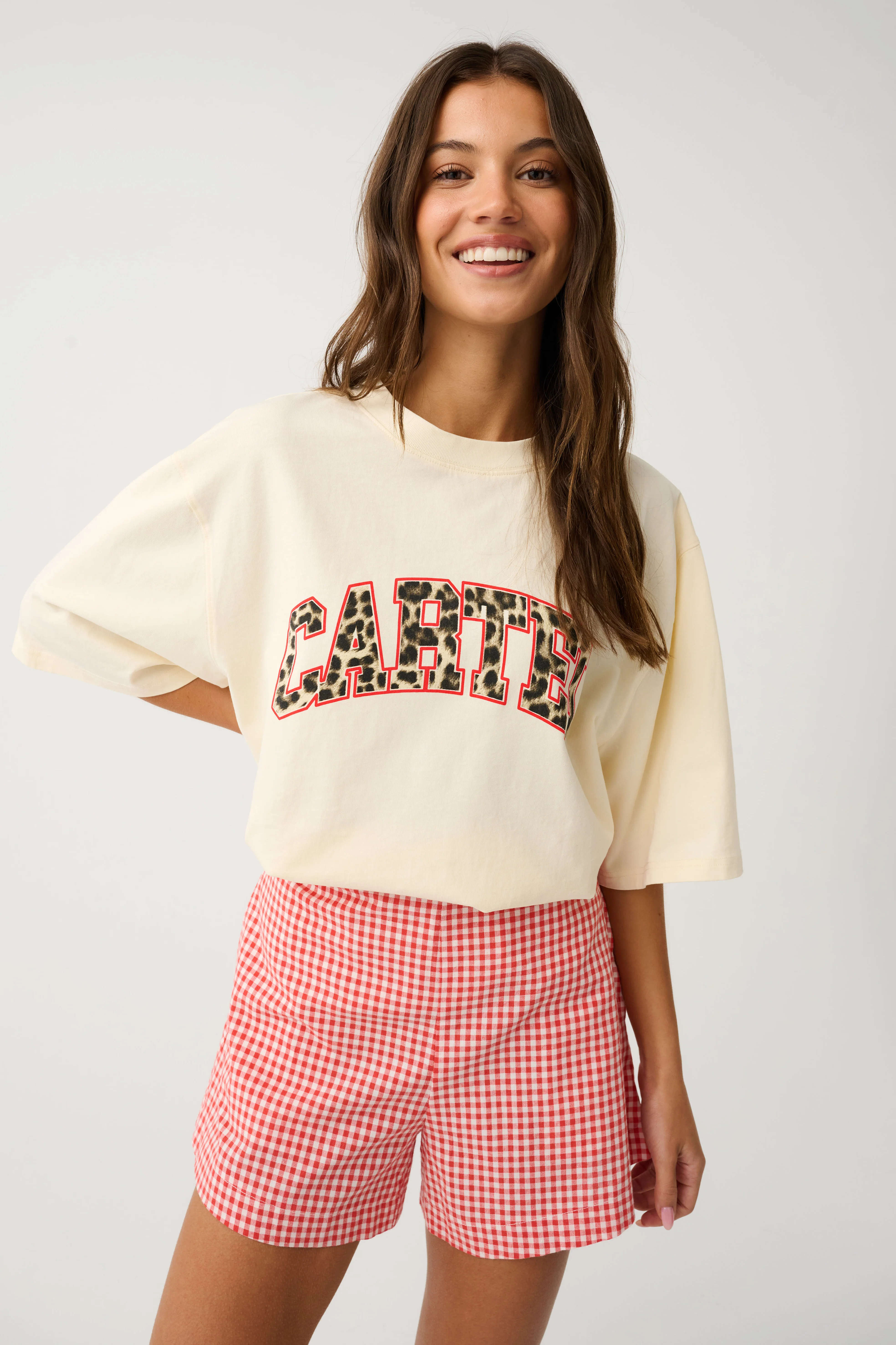 DEMI SHORT - Mandarin Gingham - Image 3