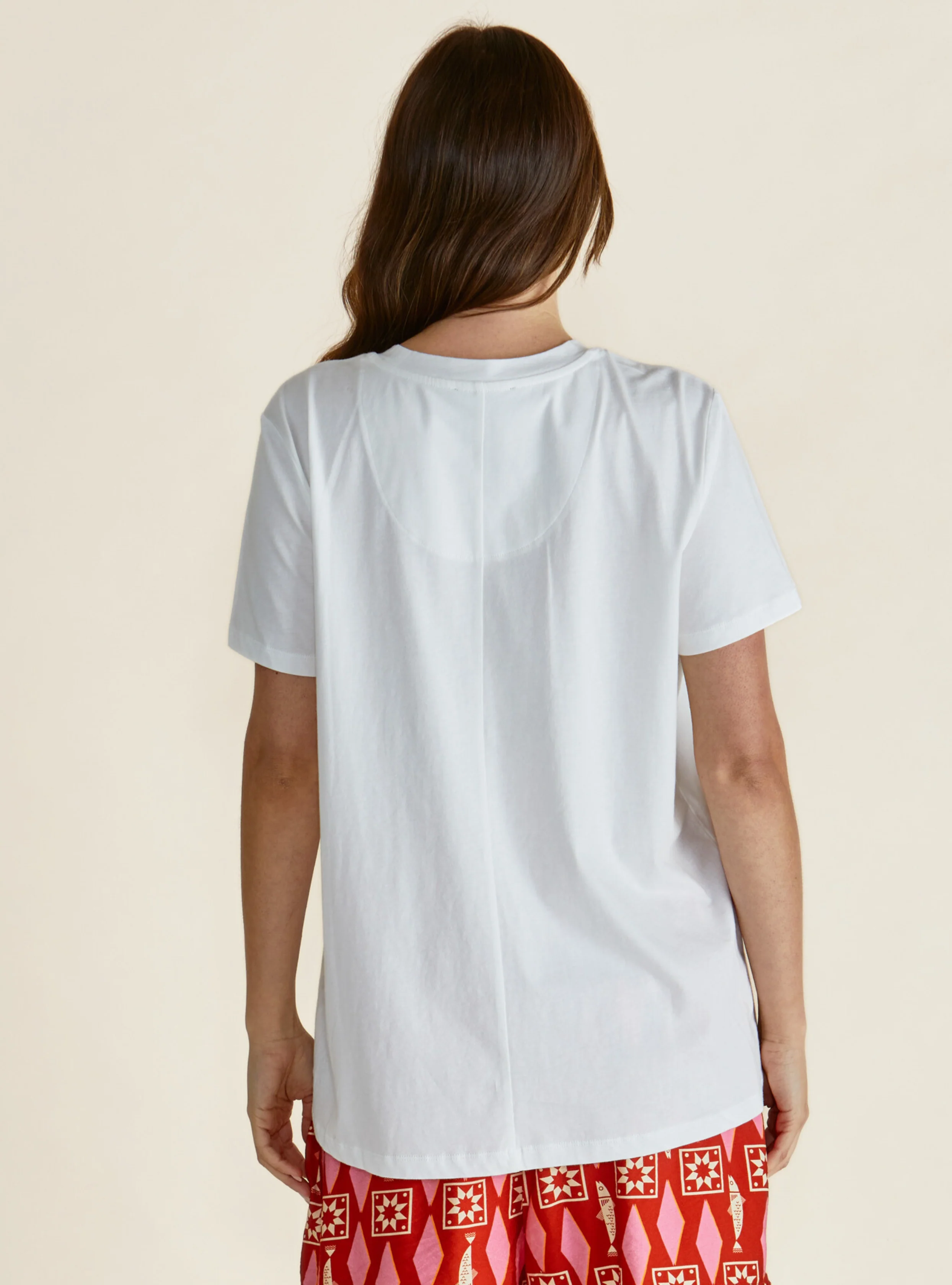 ELLIA CREW TEE - Sardinia Print - Image 6