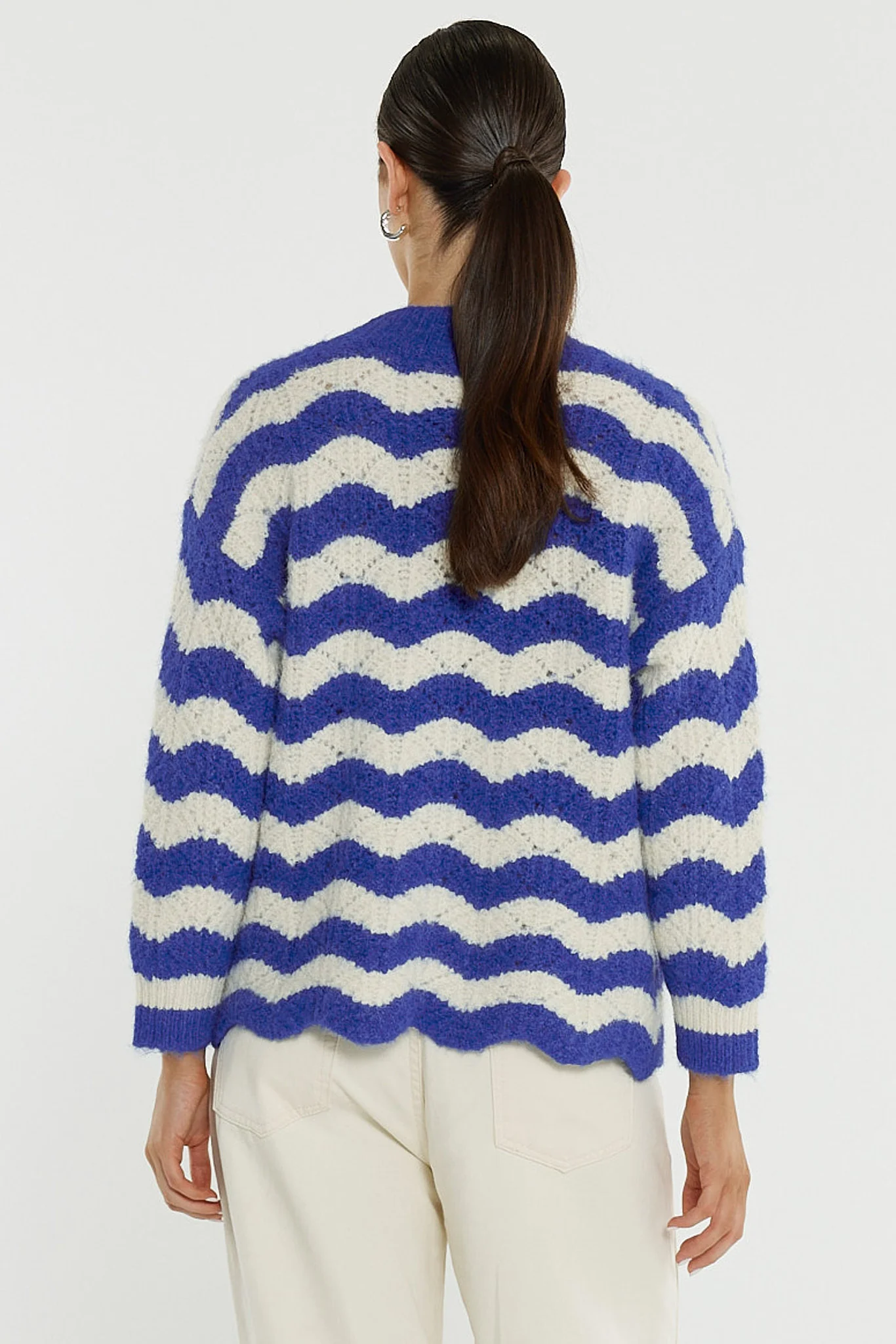 Etta Wavy Stripe Cardi - Image 3