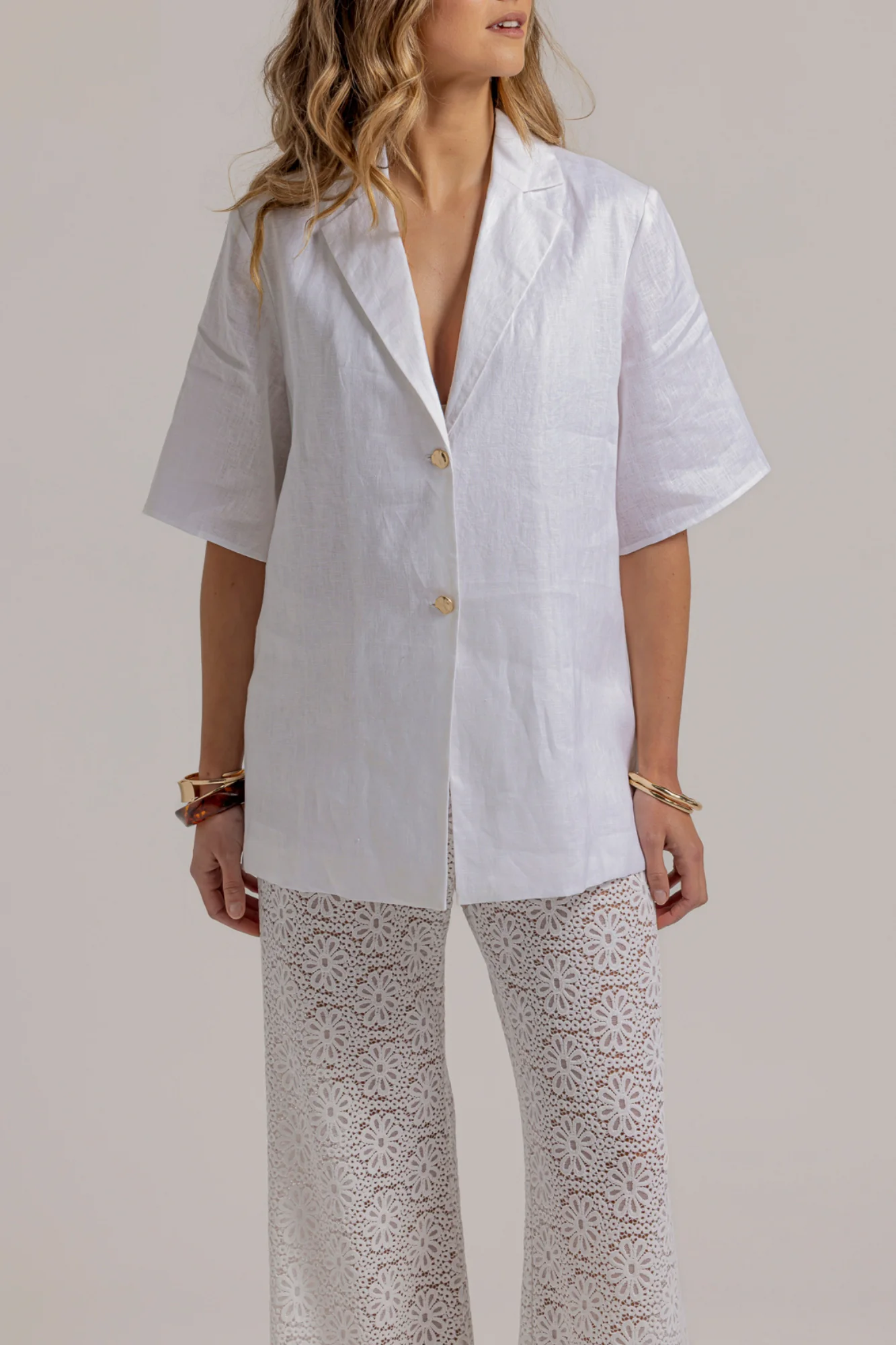 FLEUR SHIRT - White - Image 3
