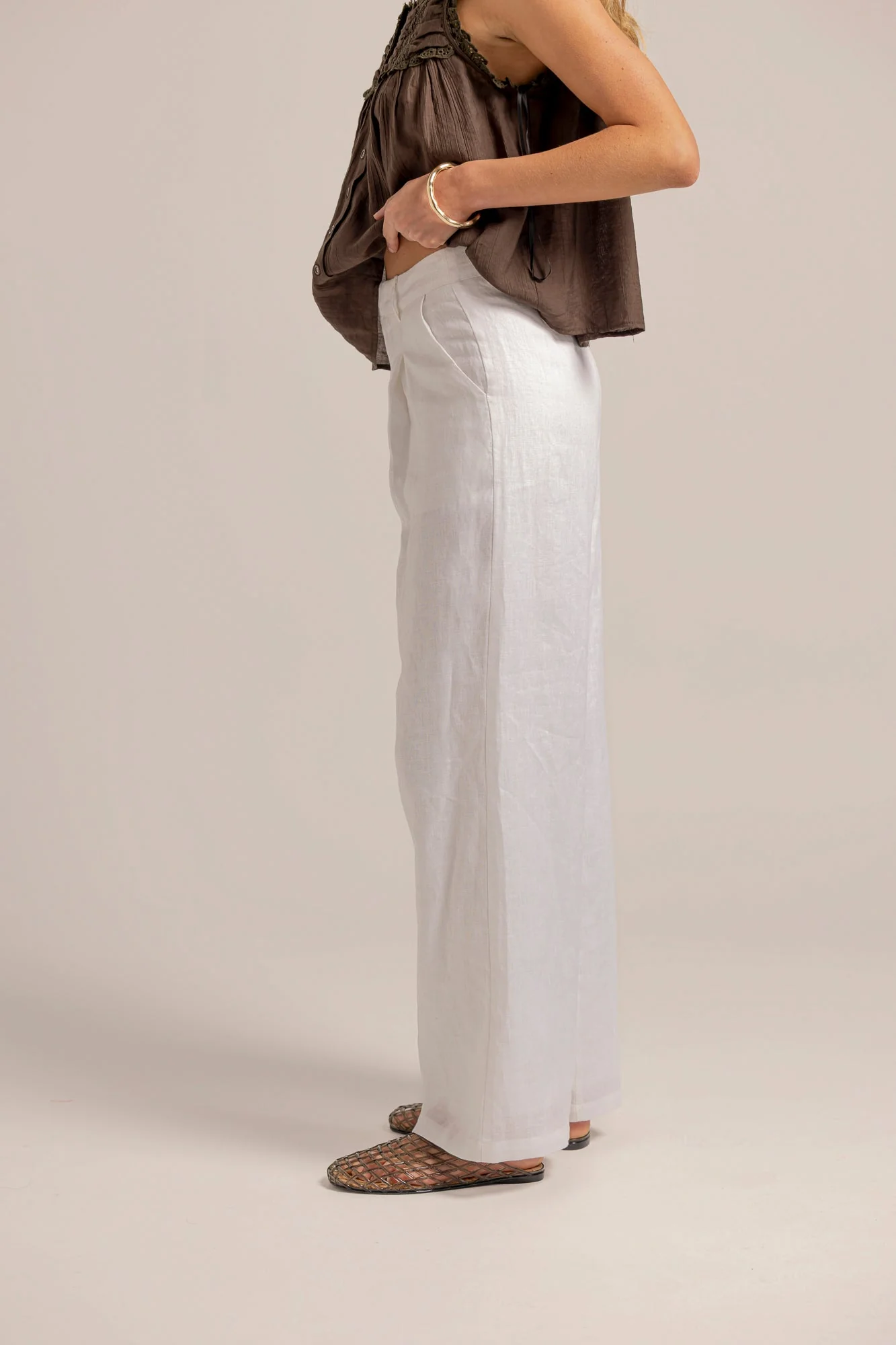 FLYNN PANT - White - Image 3
