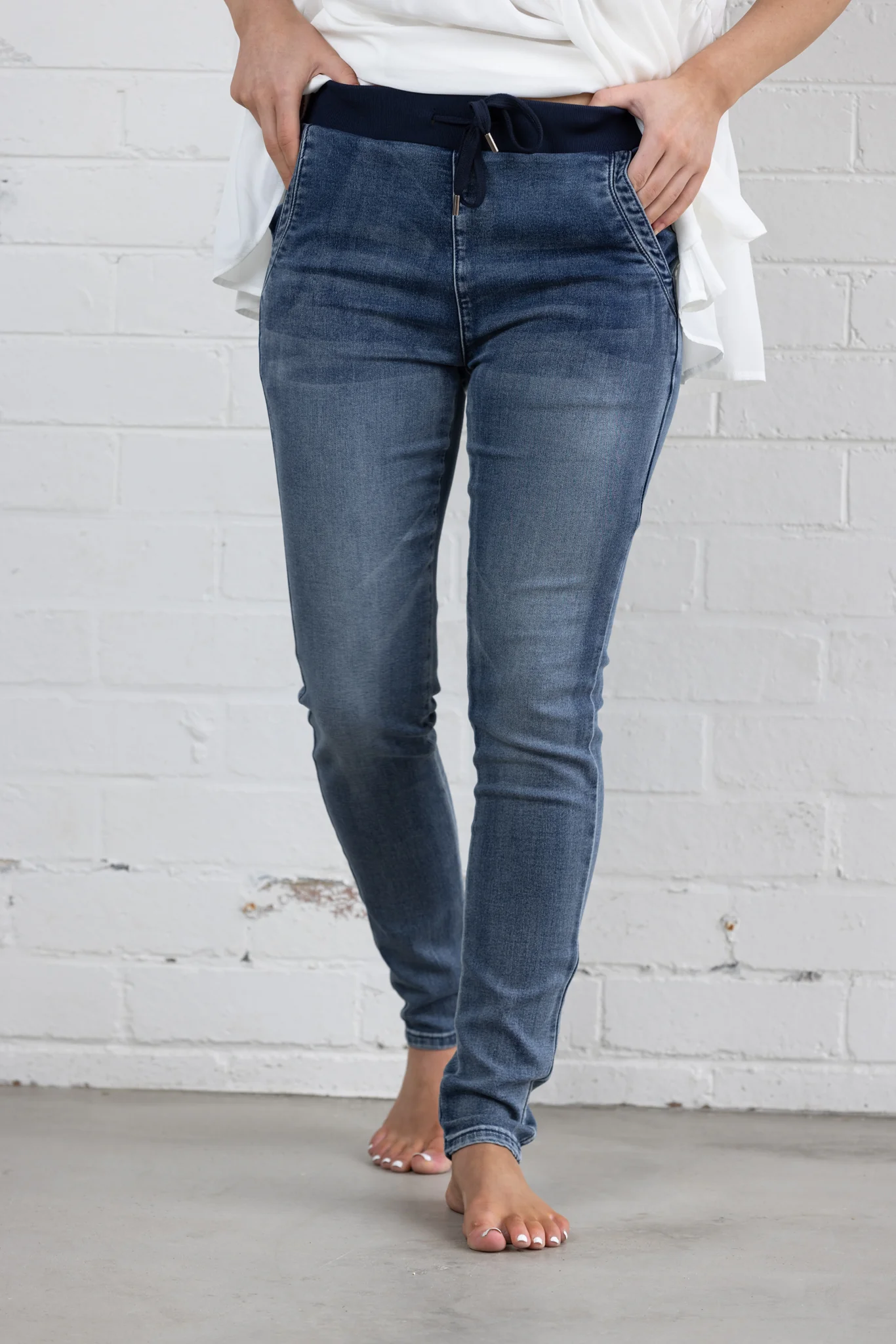 HOPE DENIM JOGGER - Dark Blue Wash - Image 11