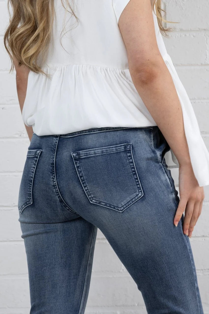 HOPE DENIM JOGGER - Dark Blue Wash - Image 15