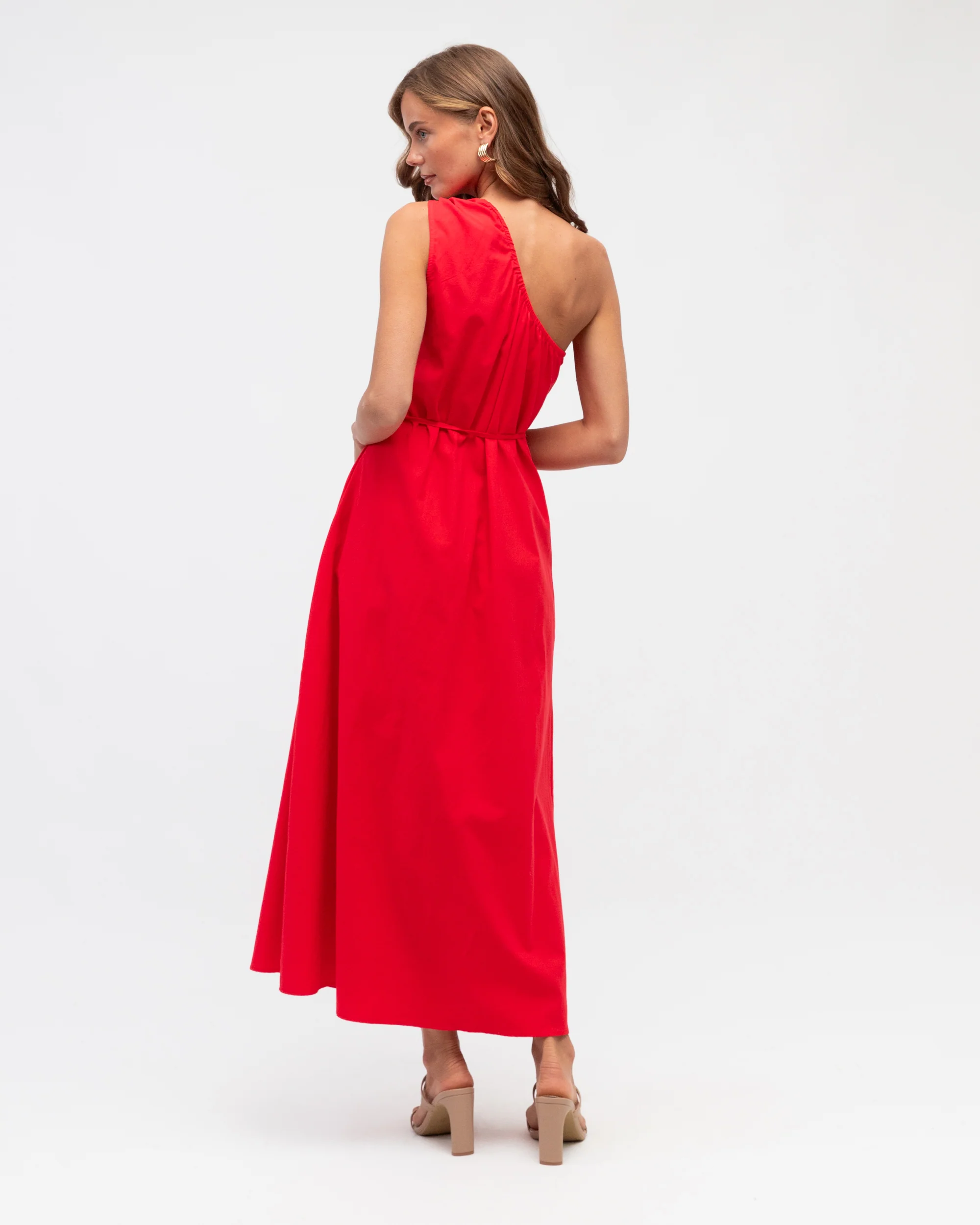 INDIANNA MAXI DRESS - Red - Image 5