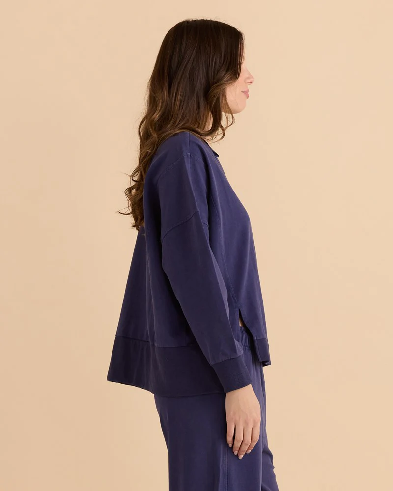 Iris Sweatshirt - Navy - Image 3