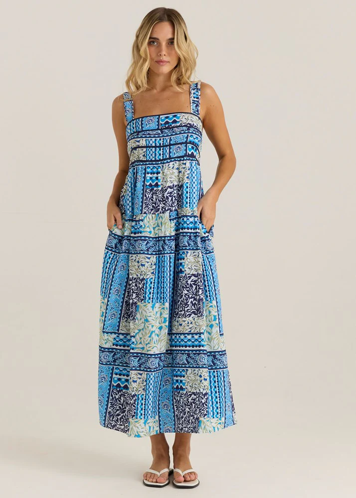 Isra Midi Dress - Sea Meadow - Image 2