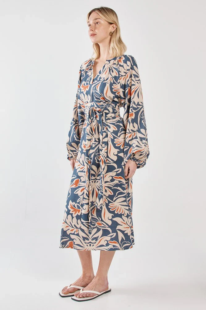 JANA OBI BELT DRESS - Wild Orchid - Image 3