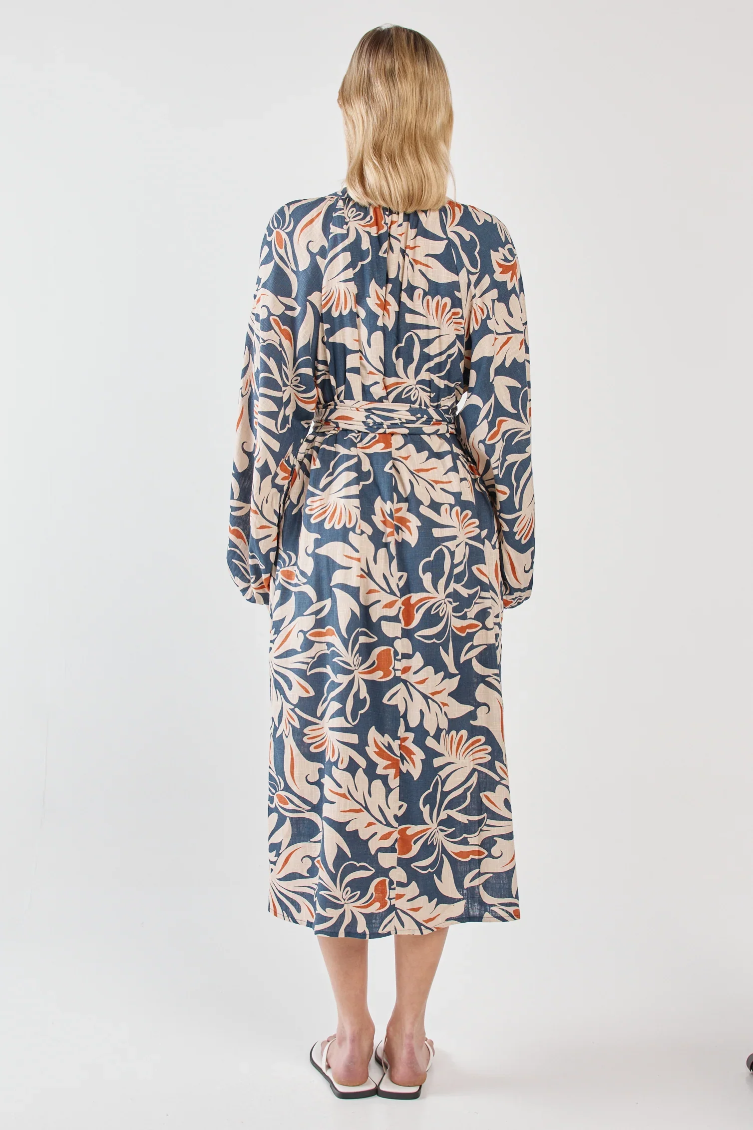 JANA OBI BELT DRESS - Wild Orchid - Image 4