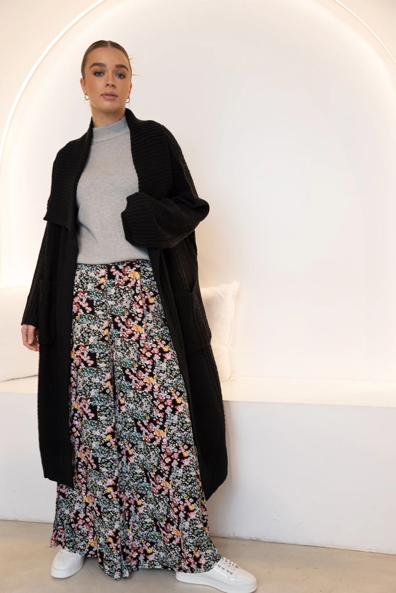 JUNE WIDE LEG PANT - Patchwork Floral - Image 3