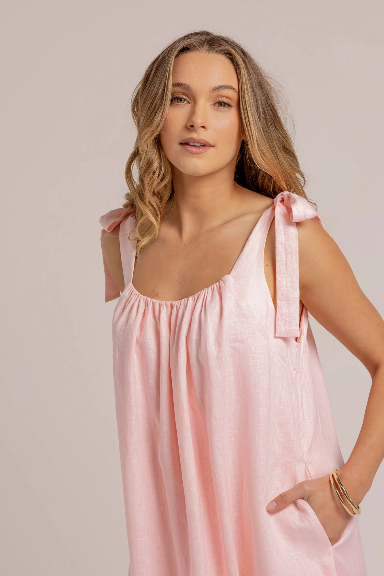 LELA DRESS - Pink - Image 5