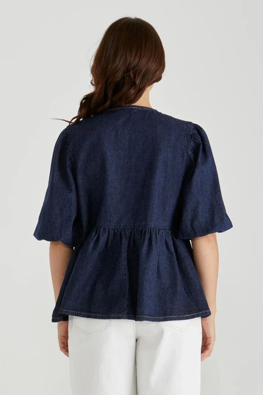 LENA TOP - Rinse Wash - Image 3