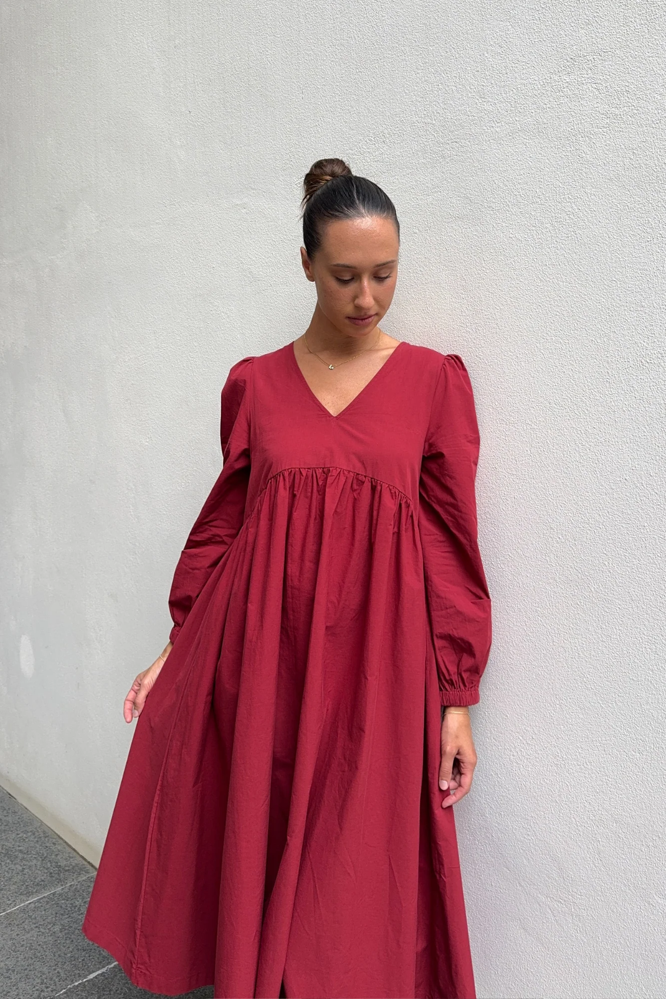 LILLIAN DRESS - Ruby - Image 3