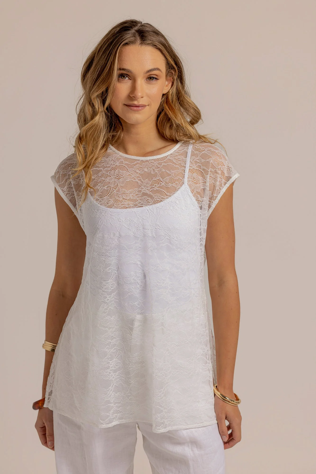 LOULA LACE TOP - White - Image 5