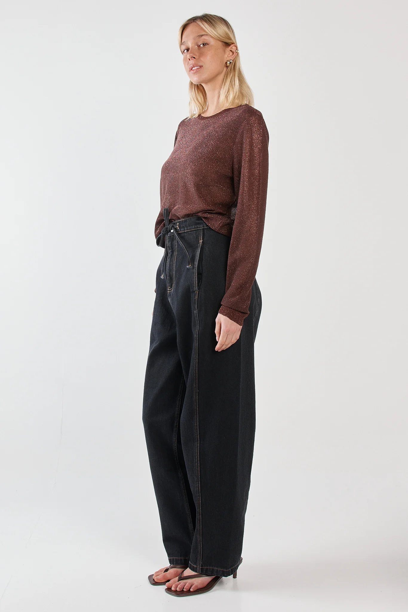 Maiken Lurex Knit Jumper - Image 3