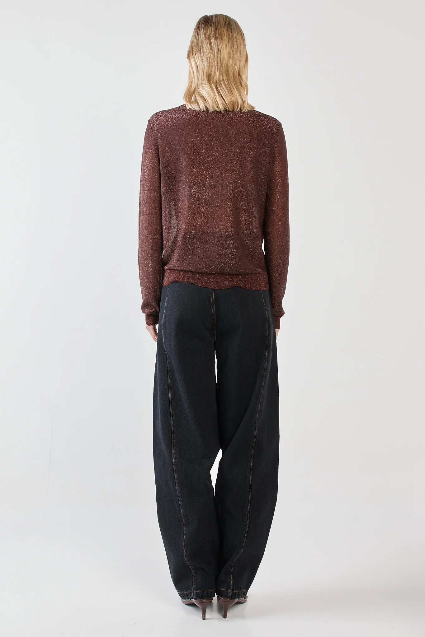 Maiken Lurex Knit Jumper - Image 4