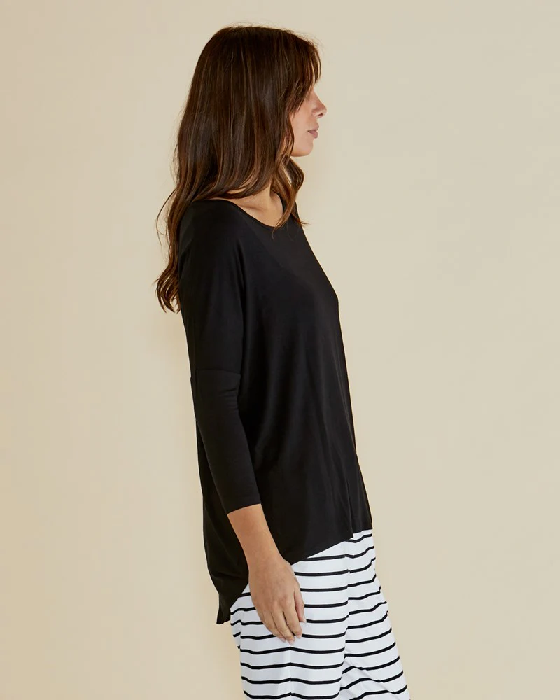 Milan 3/4 Sleeve Top - Image 2