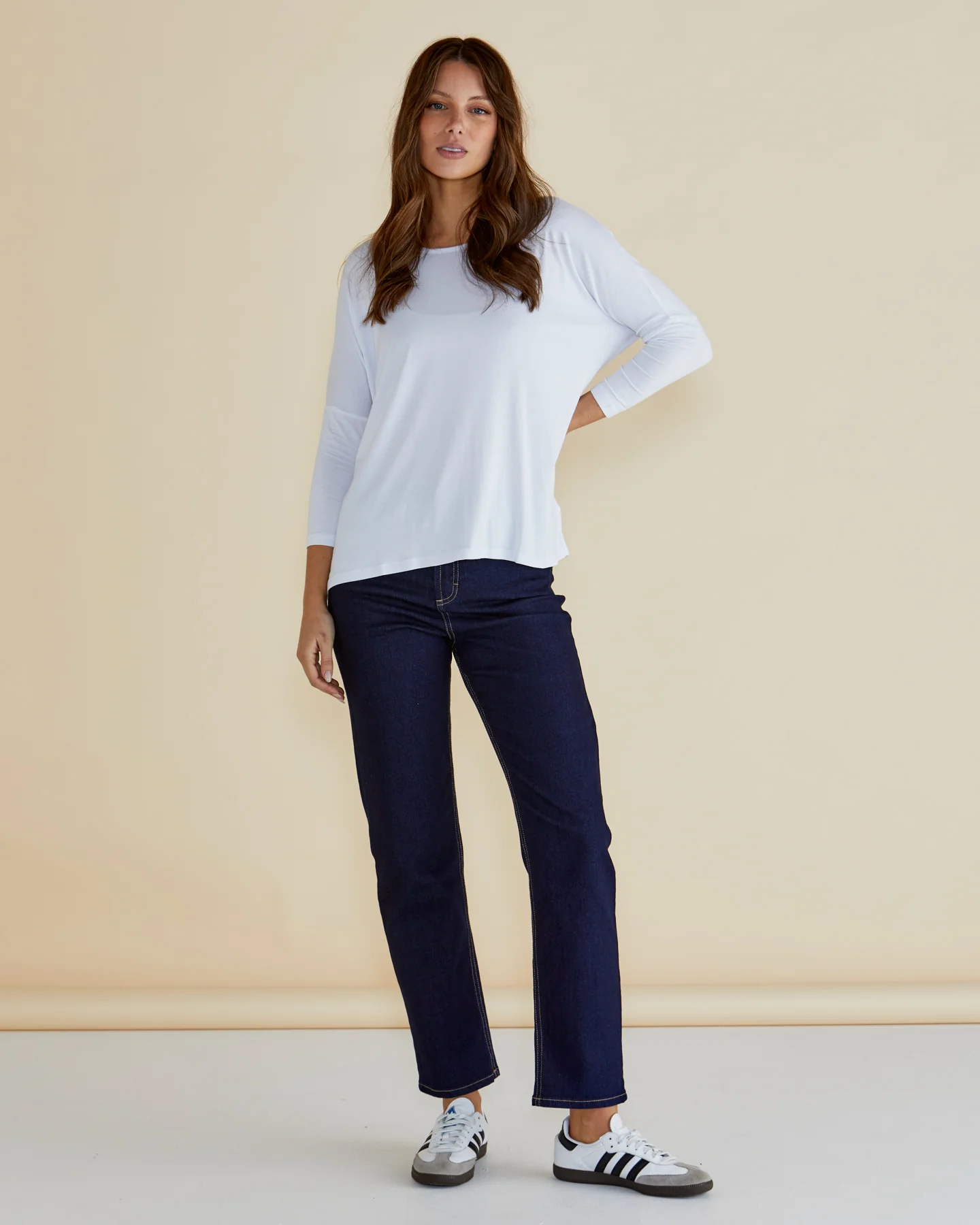 Milan 3/4 Sleeve Top - Image 2