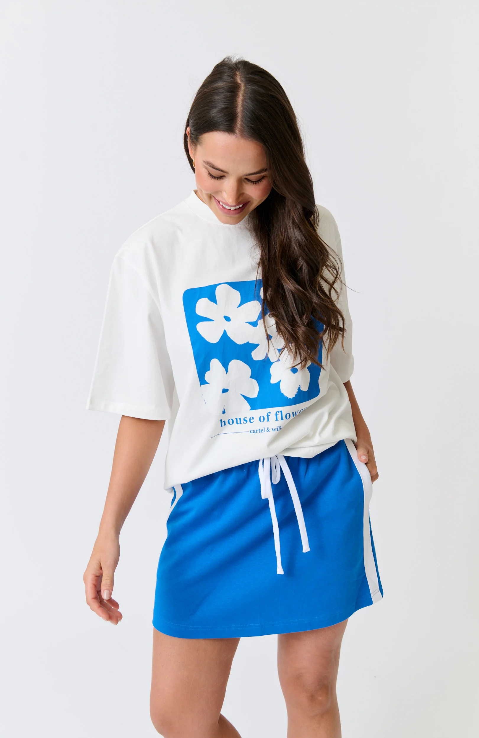 MILANA MINI SKIRT - Cobalt - Image 4