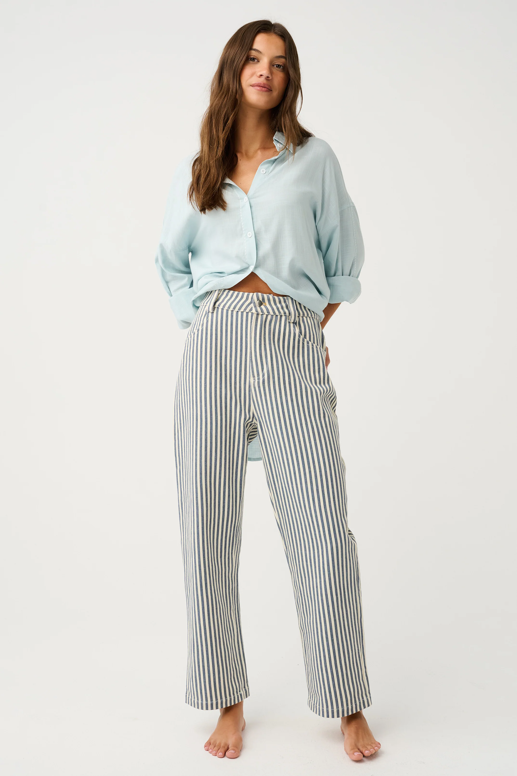 MONIQUE SHIRT - Ice Blue - Image 3