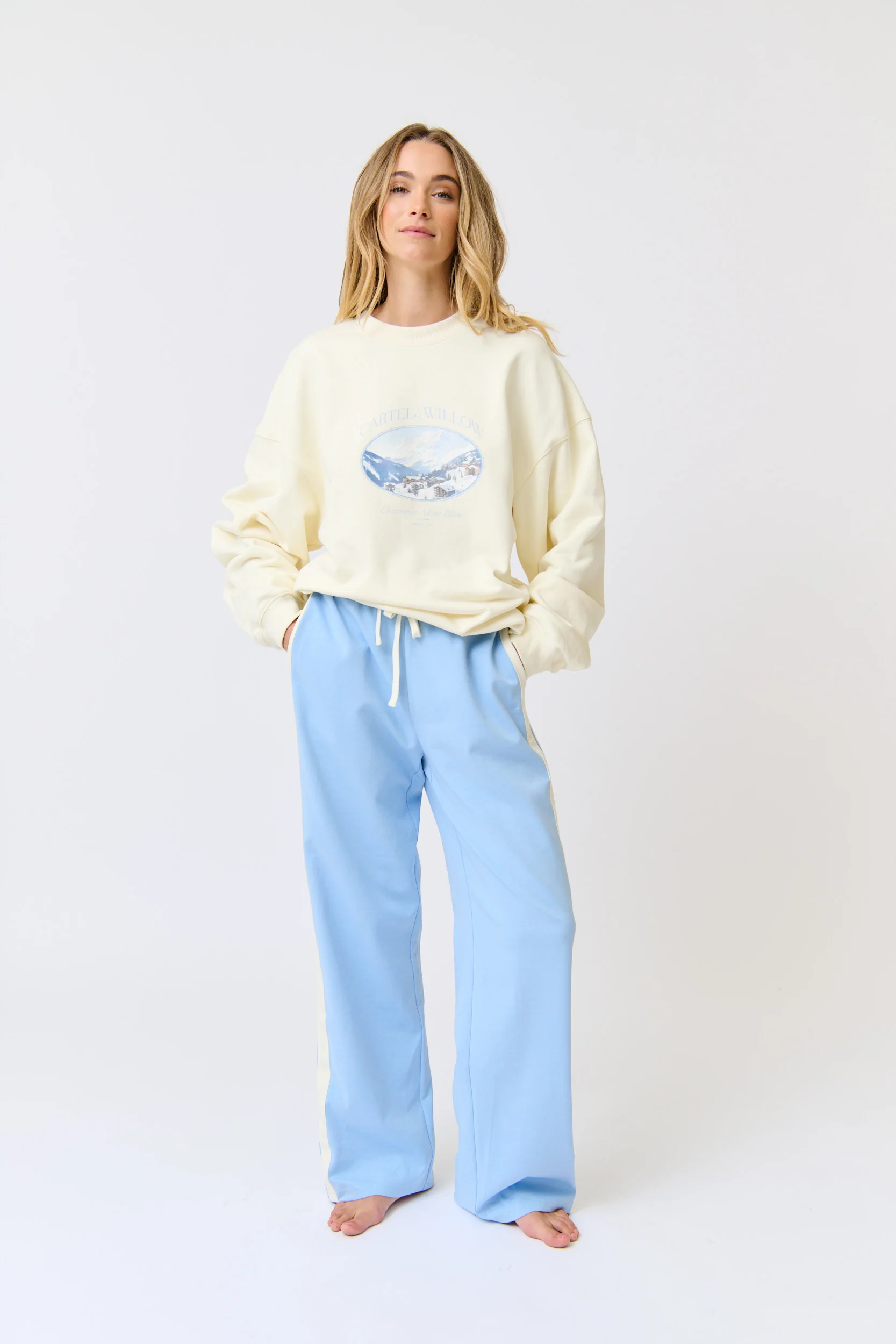 NINA SWEATER - Cream Print - Image 4